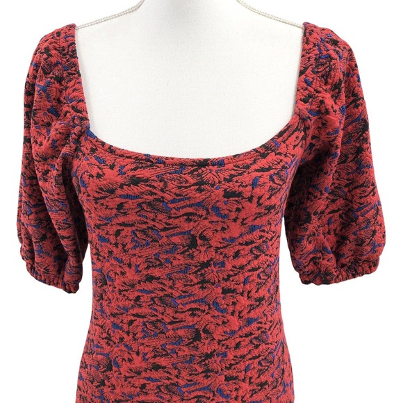 Free People NEW Womens Size XS Sunset Body-Con Stretch Pullover Mini Dress - Picture 2 of 7